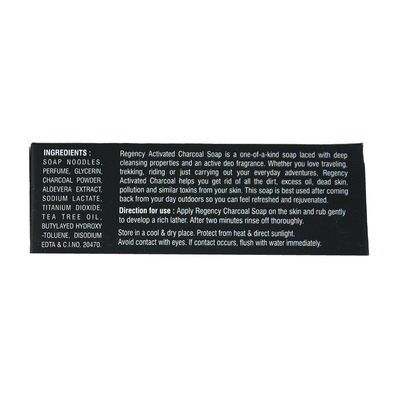 Regency: Activated Charcoal Soap - 3.53 oz.