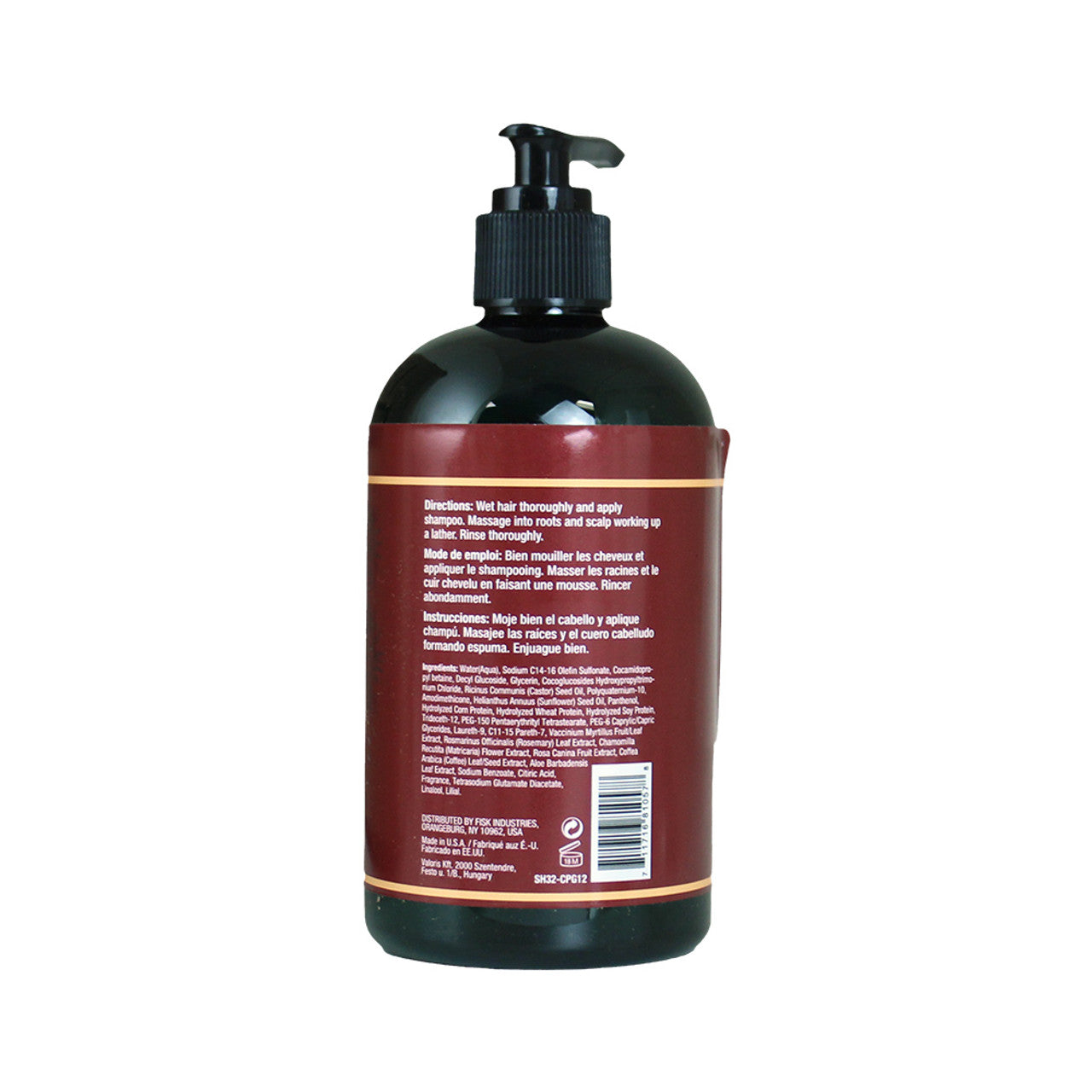 Champú Castor Pro-Crecimiento - 12 oz.