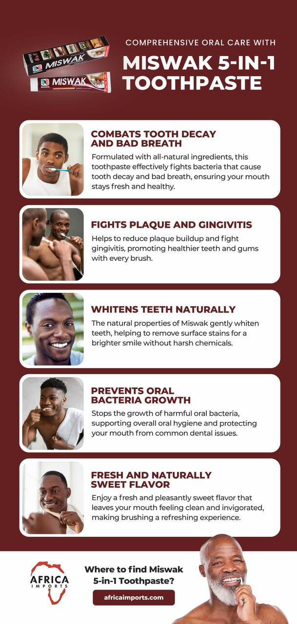 Ninon: Miswak 5-In-1 Toothpaste