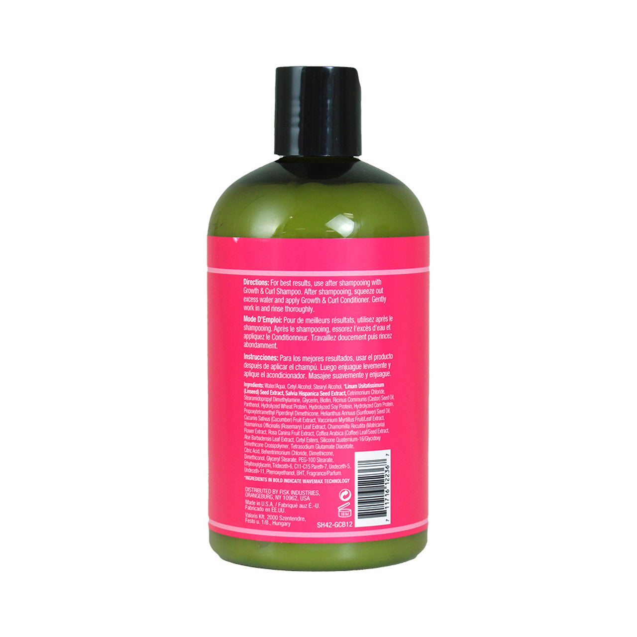 Growth & Curl Biotin Conditioner- 12 oz.