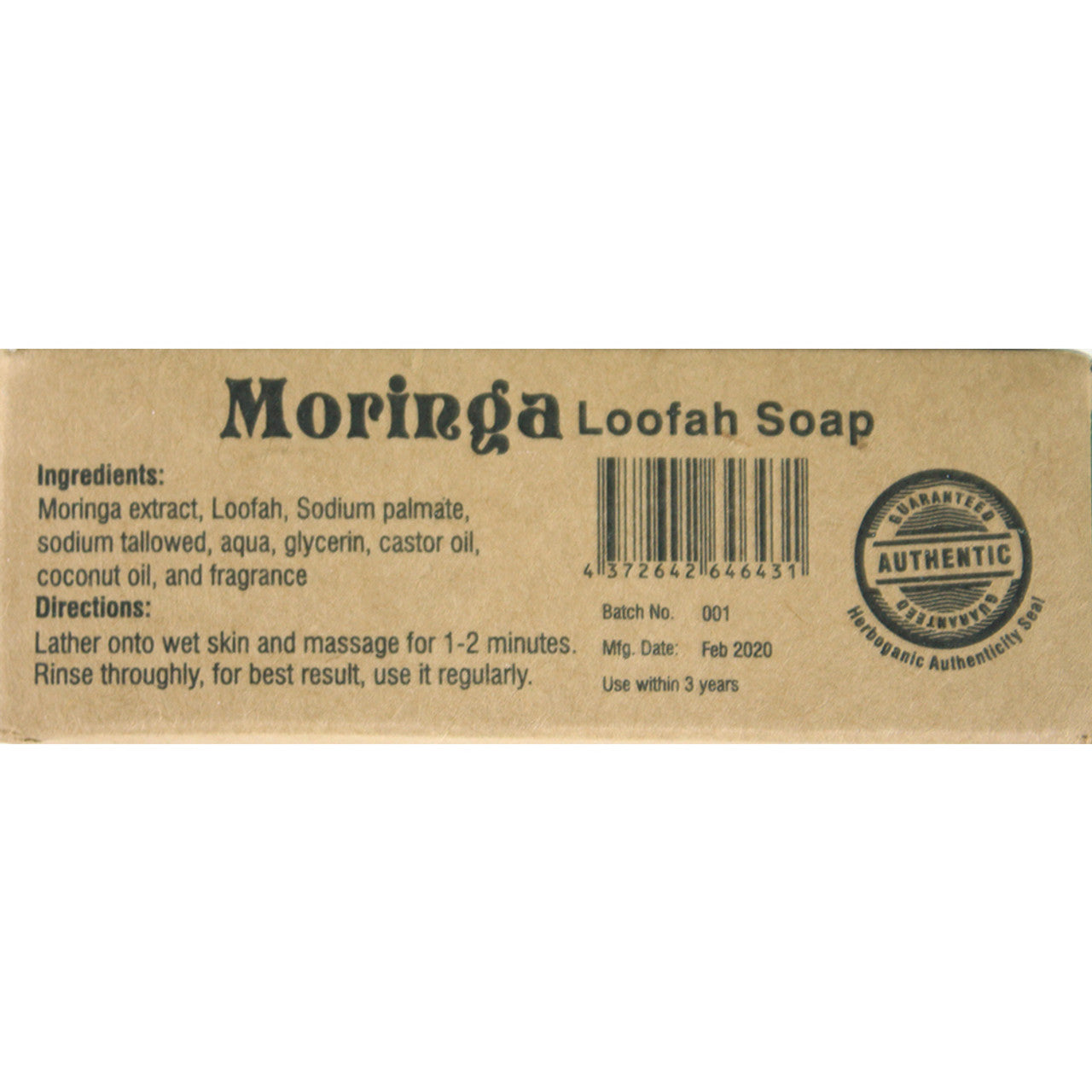 Moringa Loofah Soap